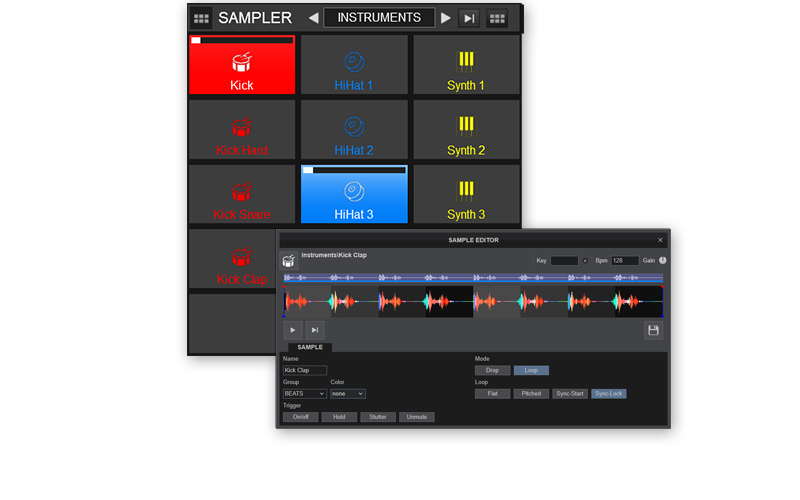 VirtualDJ product interface illustration